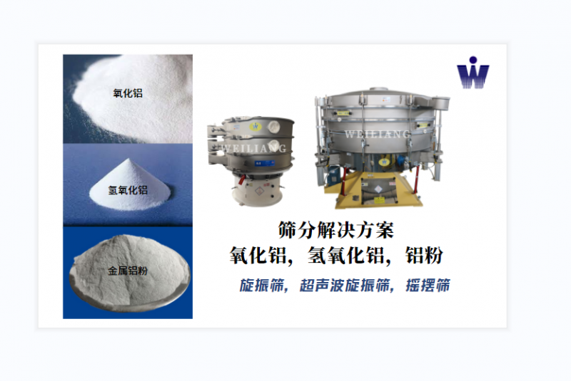 氧化鋁、氫氧化鋁、金屬鋁粉篩分案例